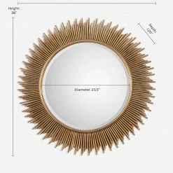 Lulu And Georgia Codi Round Mirror New