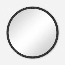 Lulu And Georgia Auguste Round Mirror Curved + Rounded