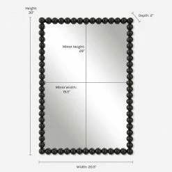 Lulu And Georgia Whipple Rectangle Mirror