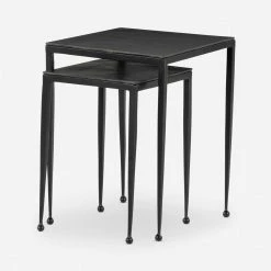 Lulu And Georgia Furniture Soares Nesting Side Tables (Set Of 2)