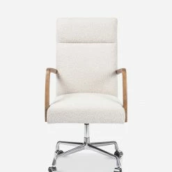 Lulu And Georgia Camden Office Chair Bouclé + Textural Fabric