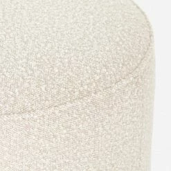 Lulu And Georgia Bouclé + Textural Fabric Aldora Stool