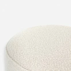 Lulu And Georgia Bouclé + Textural Fabric Aldora Stool