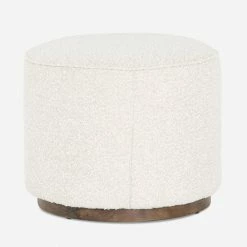 Lulu And Georgia Bouclé + Textural Fabric Aldora Stool
