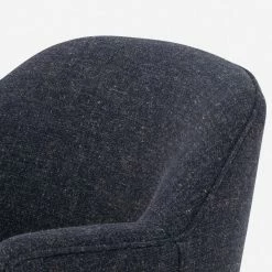 Lulu And Georgia Margie Swivel Chair Bouclé + Textural Fabric