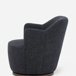 Lulu And Georgia Margie Swivel Chair Bouclé + Textural Fabric