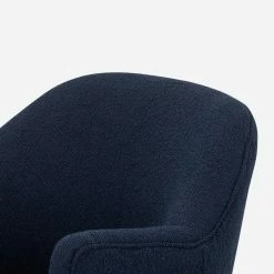 Lulu And Georgia Margie Swivel Chair Bouclé + Textural Fabric
