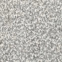 Lulu And Georgia Aldora Round Ottoman Bouclé + Textural Fabric