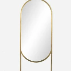 Lulu And Georgia Michelle Floor Mirror Curved + Rounded