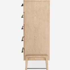 Lulu And Georgia Light Wood Furniture Avalon Tall 6-Drawer Dresser