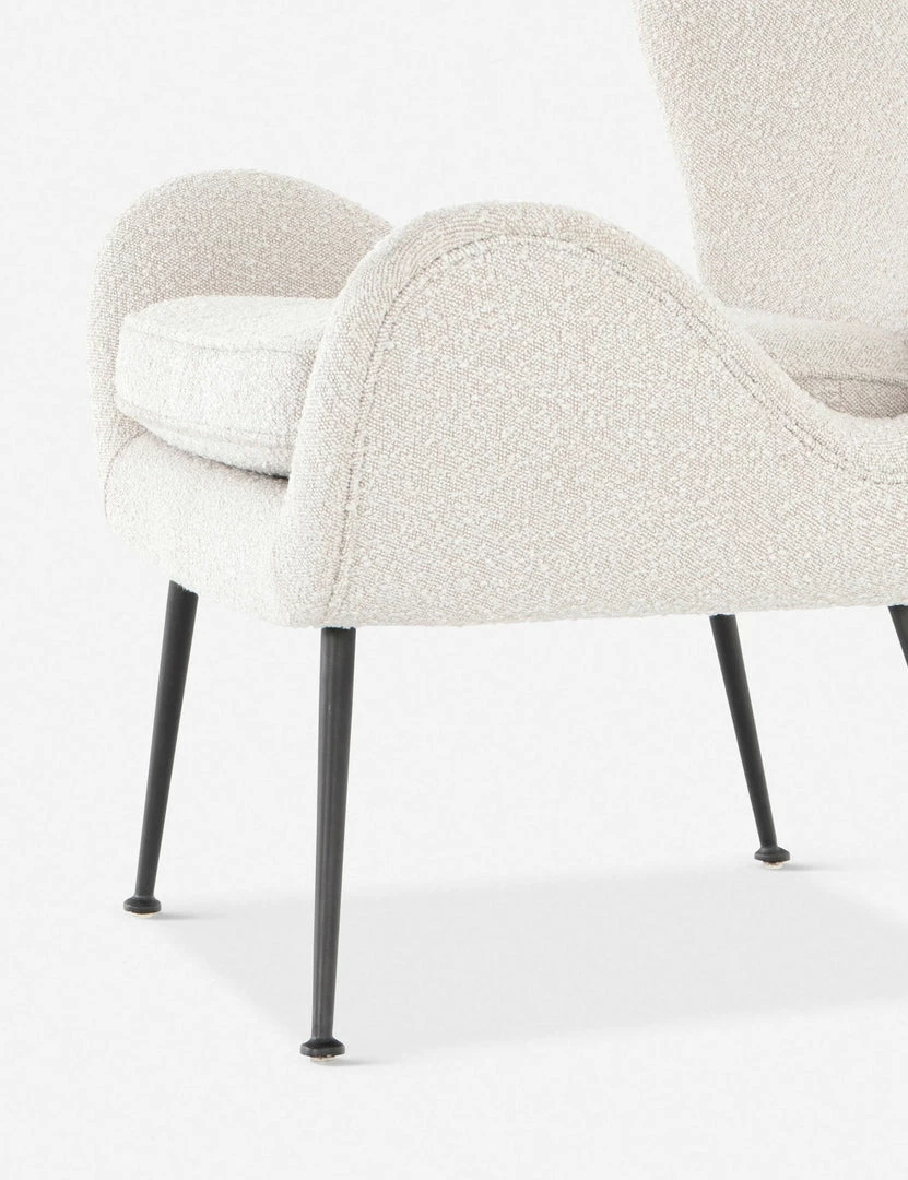 Cheap 🛒 Lulu And Georgia Marika Accent Chair Bouclé + Textural Fabric 😍 8 Lulu And Georgia Marika Accent Chair Bouclé + Textural Fabric