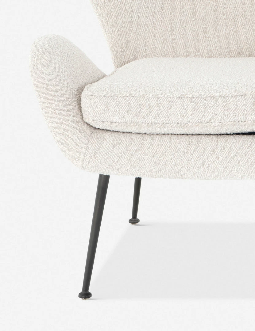 Cheap 🛒 Lulu And Georgia Marika Accent Chair Bouclé + Textural Fabric 😍 7 Lulu And Georgia Marika Accent Chair Bouclé + Textural Fabric