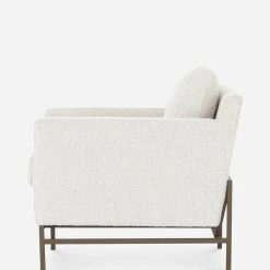 Lulu And Georgia Bouclé + Textural Fabric Kass Accent Chair