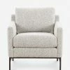 Lulu And Georgia Bouclé + Textural Fabric Kass Accent Chair