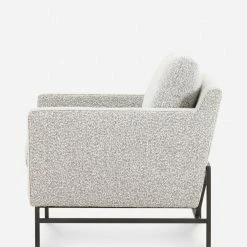Lulu And Georgia Bouclé + Textural Fabric Kass Accent Chair