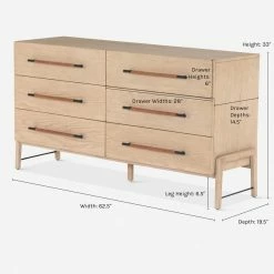 Lulu And Georgia Avalon Wide 6-Drawer Dresser
