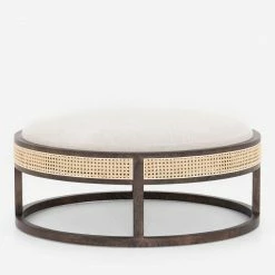 Lulu And Georgia Furniture Lindsay Round Ottoman