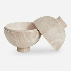 Lulu And Georgia Wooden Sphere By Kristina Dam Studio