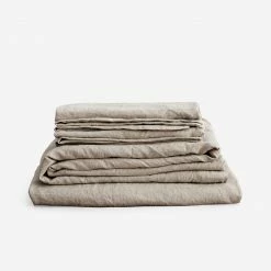 Lulu And Georgia Linen Bedding, Sheet Set By Cultiver