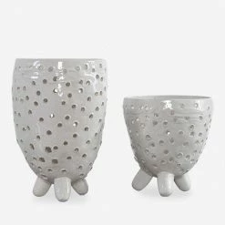 Lulu And Georgia Curved + Rounded Deanne Vases (Set Of 2)