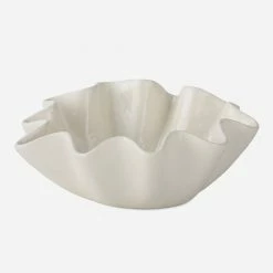 Lulu And Georgia Regina Andrew Ruffle Ceramic Bowl