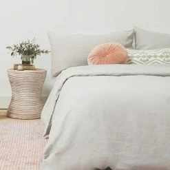 Lulu And Georgia Élan Byrd Collection Linen Bedding, Duvet Set By Cultiver