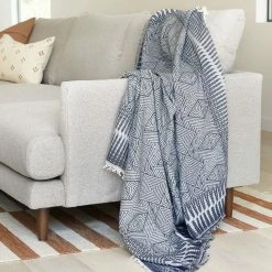 Lulu And Georgia Giana Throw, Blue