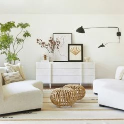 Lulu And Georgia Curved + Rounded Saban 2-Piece Curved Sectional Sofa