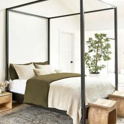 Lulu And Georgia Élan Byrd Collection Linen Bedding, Duvet Set By Cultiver