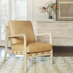 Lulu And Georgia Kenneth Leather Chair Furniture