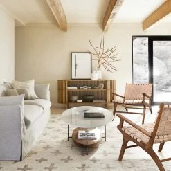 Lulu And Georgia Jaslene Leather Accent Chair