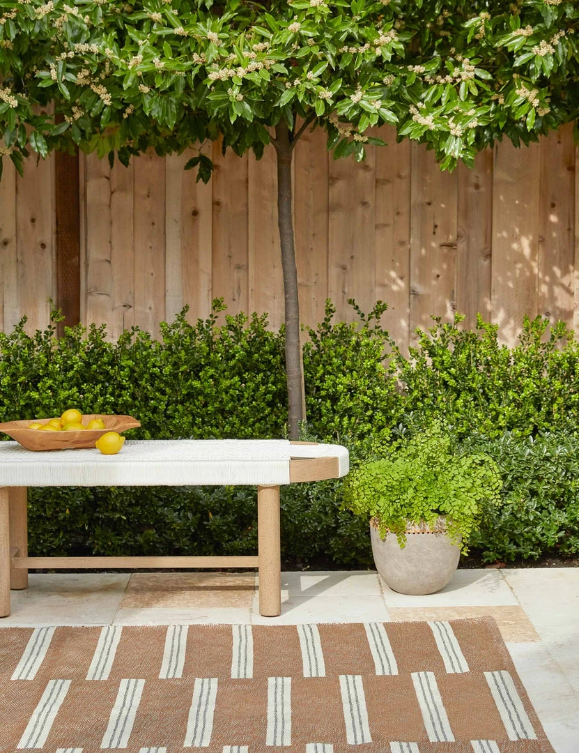 Brand new ✨ Lulu And Georgia Arina Indoor / Outdoor Bench ✔️ 5 Lulu And Georgia Arina Indoor / Outdoor Bench