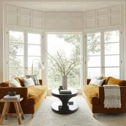 Brand new ๐ Lulu And Georgia Round + Curved Furniture Belmont Sofa By Ginny Macdonald ๐ 78 Lulu And Georgia Round + Curved Furniture Belmont Sofa By Ginny Macdonald