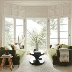 Brand new ๐ Lulu And Georgia Round + Curved Furniture Belmont Sofa By Ginny Macdonald ๐ 109 Lulu And Georgia Round + Curved Furniture Belmont Sofa By Ginny Macdonald