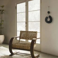 Lulu And Georgia Curved + Rounded Circle & Line Bend Wall Hanging