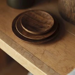 Lulu And Georgia Shallow Dish, Teak Root (Set Of 4)