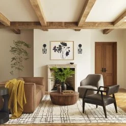 Lulu And Georgia Curved + Rounded Jacob Round Coffee Table By Arteriors