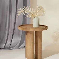 Lulu And Georgia Delta Side Table Curved + Rounded