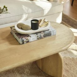 Lulu And Georgia Ada Oval Coffee Table, Natural Élan Byrd Collection
