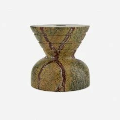 Lulu And Georgia Lopez Candleholders (Set Of 3) By Arteriors Mossy Greens
