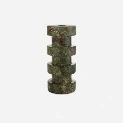 Lulu And Georgia Lopez Candleholders (Set Of 3) By Arteriors Mossy Greens