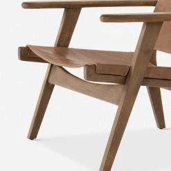 Lulu And Georgia Sela Leather Accent Chair Furniture