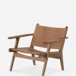 Lulu And Georgia Sela Leather Accent Chair Furniture