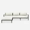 Lulu And Georgia Cadenza Indoor / Outdoor Metal Sectional Sofa New