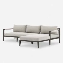 Lulu And Georgia Cadenza Indoor / Outdoor Metal Sectional Sofa New