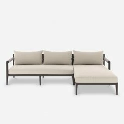 Lulu And Georgia Cadenza Indoor / Outdoor Metal Sectional Sofa New