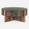 Promo 🥰 Lulu And Georgia Curved + Rounded Irminie Round Coffee Table 🤩 1 Lulu And Georgia Curved + Rounded Irminie Round Coffee Table