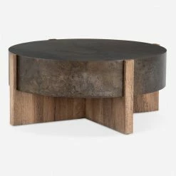 Lulu And Georgia Curved + Rounded Irminie Round Coffee Table