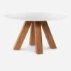 Lulu And Georgia Catanzaro Indoor / Outdoor Round Dining Table Outdoor Collection