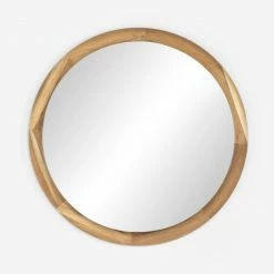Lulu And Georgia Earth Tones Ava Round Mirror